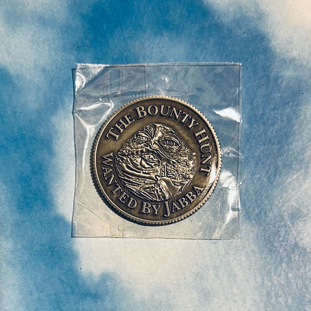 New Star Wars Celebration Europe 2013 Bounty Hunt Coin Wanted By Jabba The Hutt